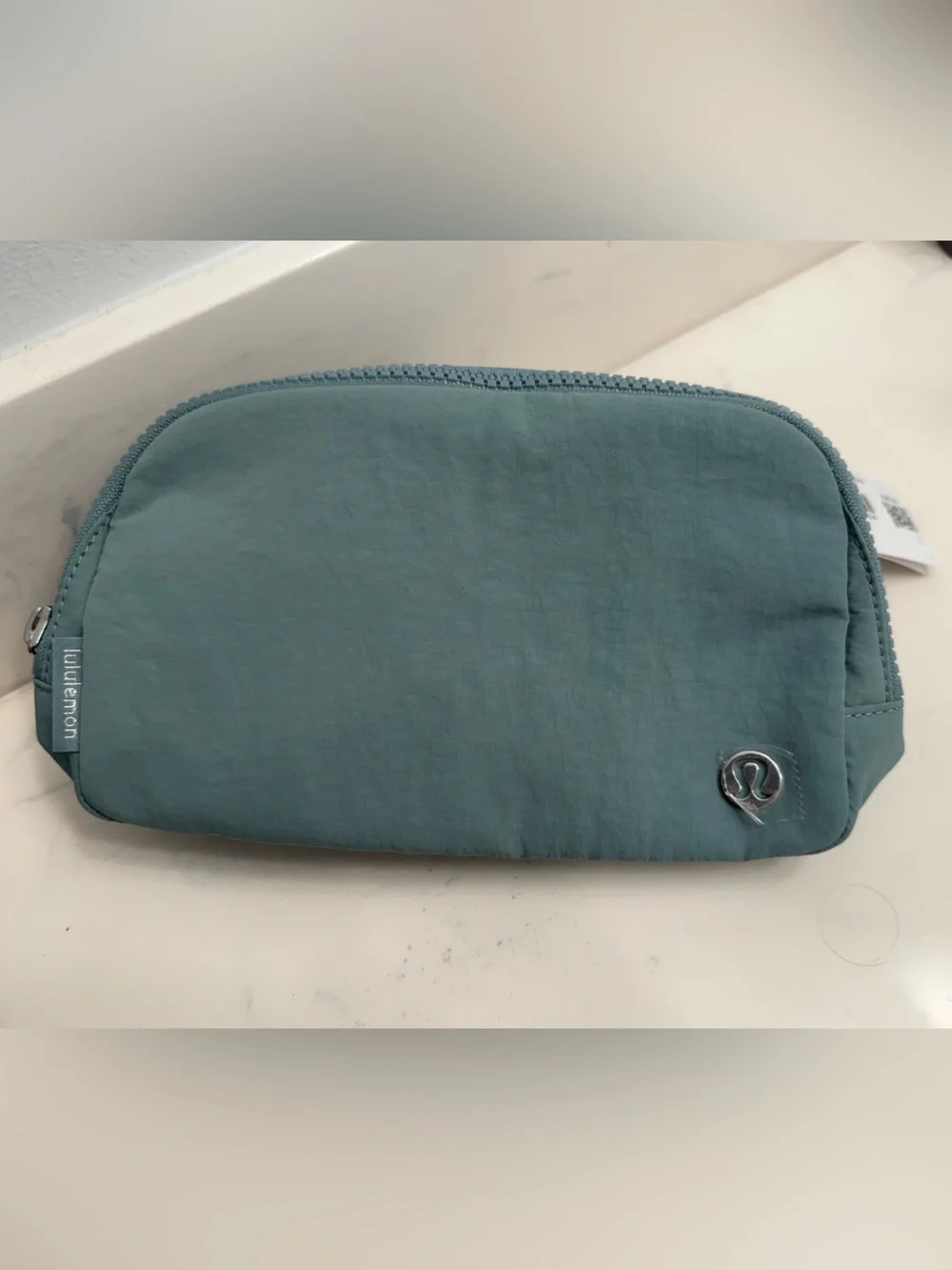 lululemon athletica Dusty Teal Zip Cosmetic Pouch